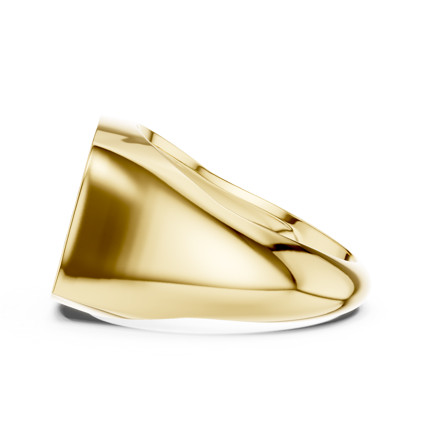 The Diamond Pave Cushion Signet Ring