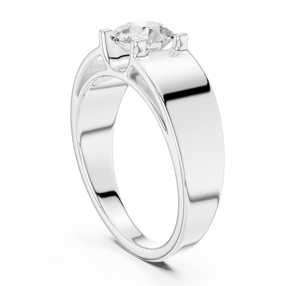 Classic Round Solitaire Diamond Ring