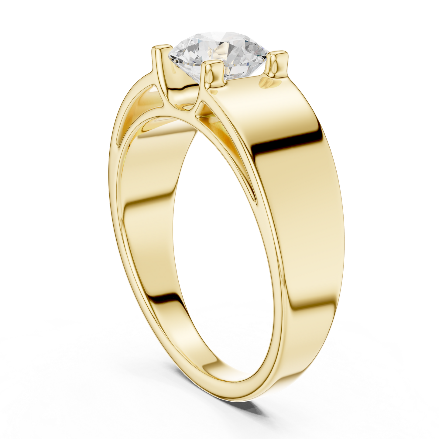 Classic Round Solitaire Diamond Ring