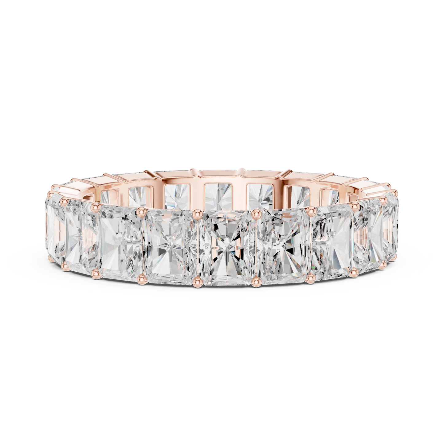 Elegant Radiant Diamond Eternity Ring