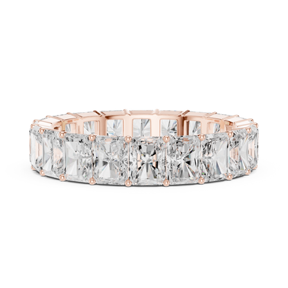 Elegant Radiant Diamond Eternity Ring