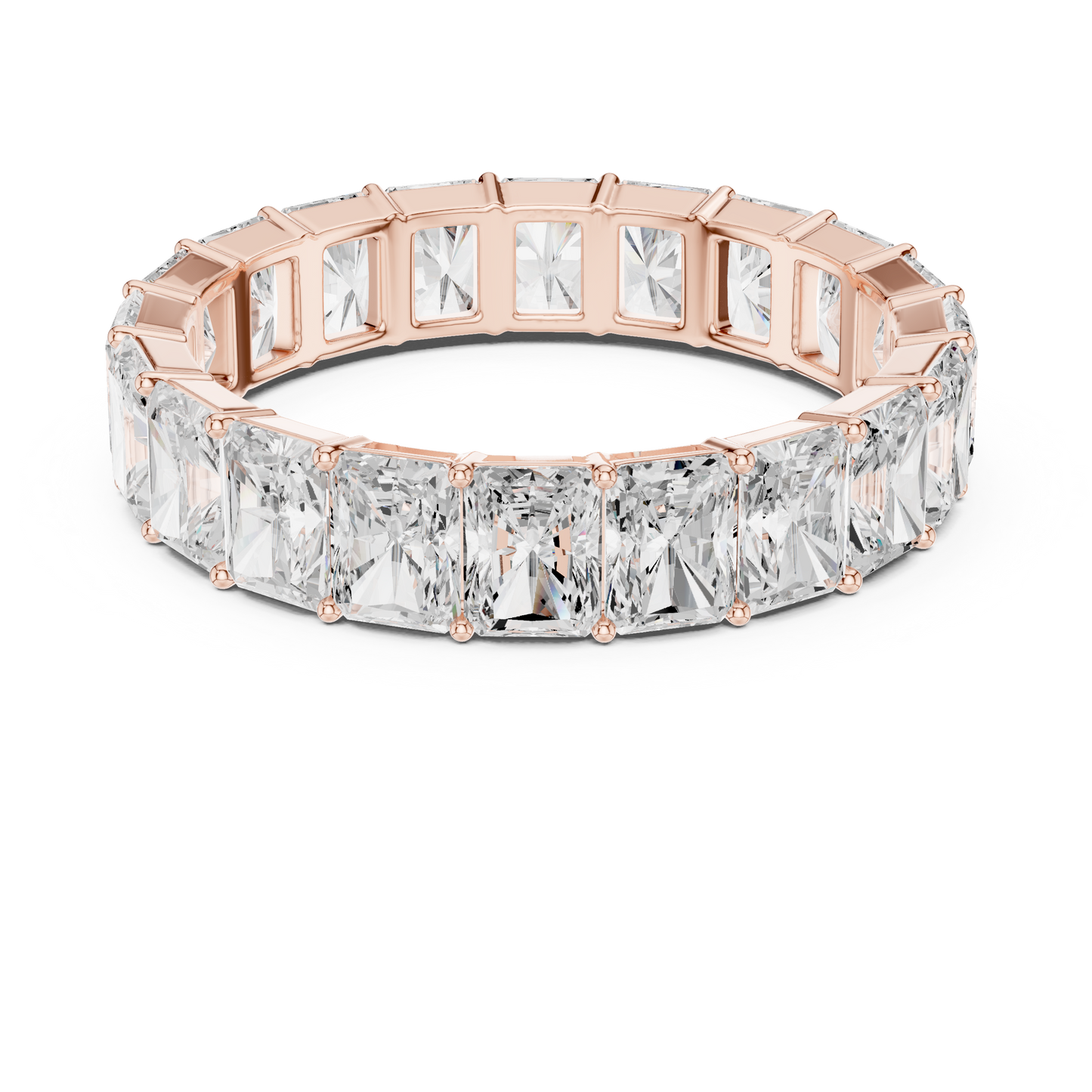 Elegant Radiant Diamond Eternity Ring
