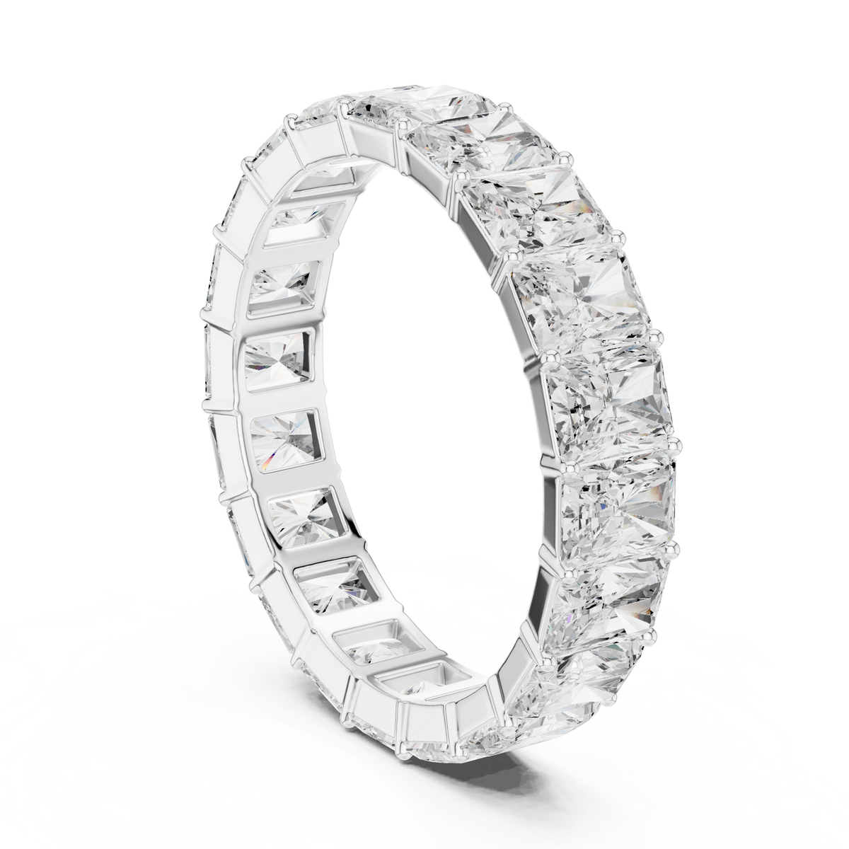 Elegant Radiant Diamond Eternity Ring