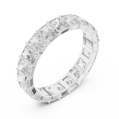 Elegant Radiant Diamond Eternity Ring