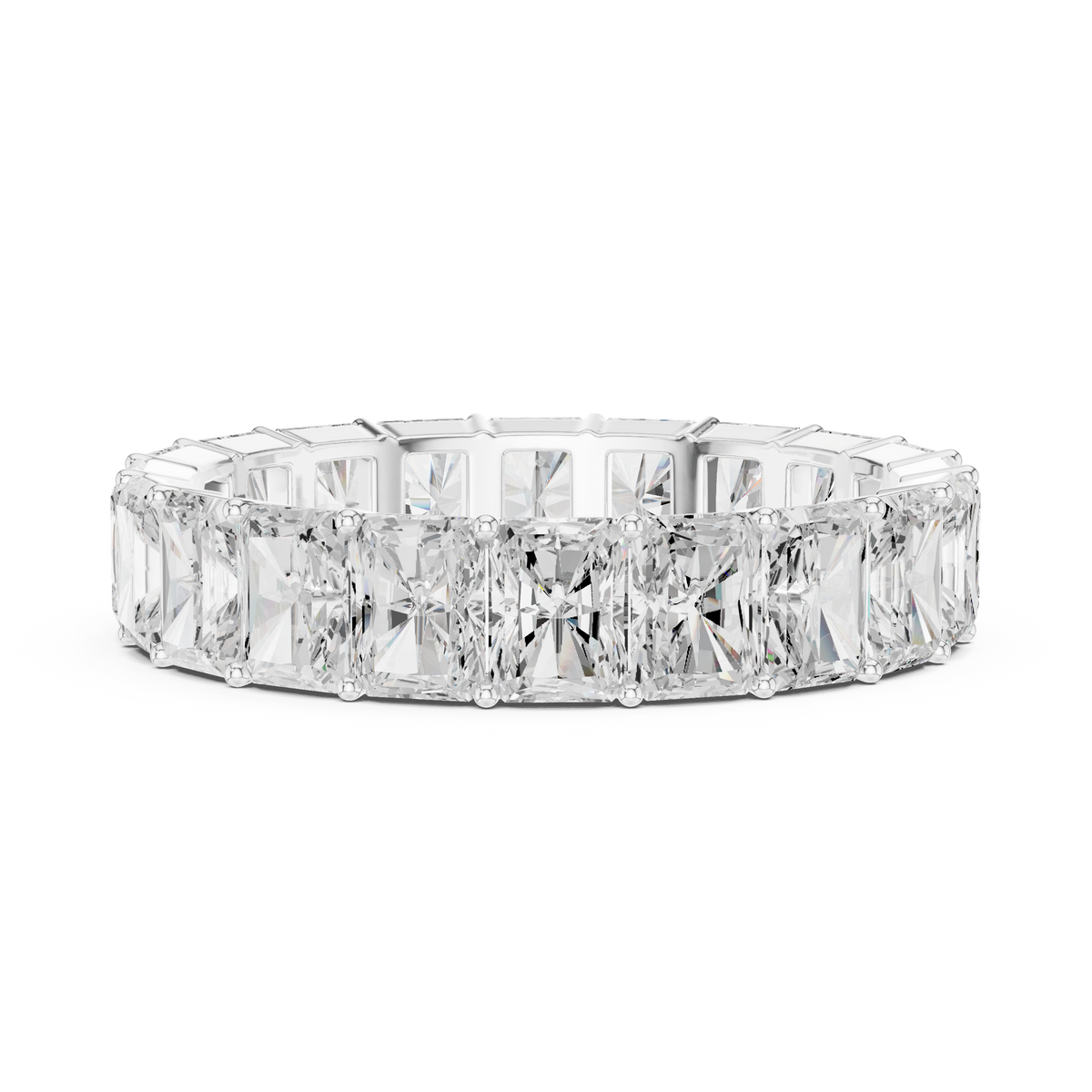 Elegant Radiant Diamond Eternity Ring