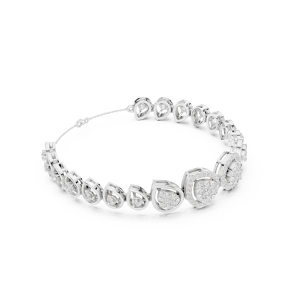 Luxury Diamond Teardrop Bracelet for Women
