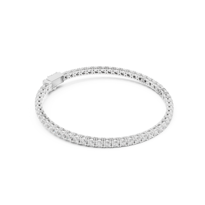 The Minimalist Round Diamond Tennis Bracelet