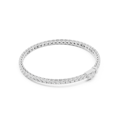 The Minimalist Round Diamond Tennis Bracelet
