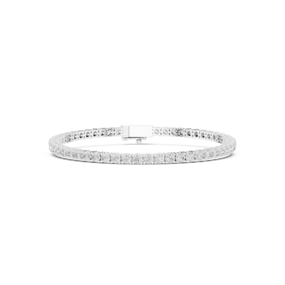 The Minimalist Round Diamond Tennis Bracelet
