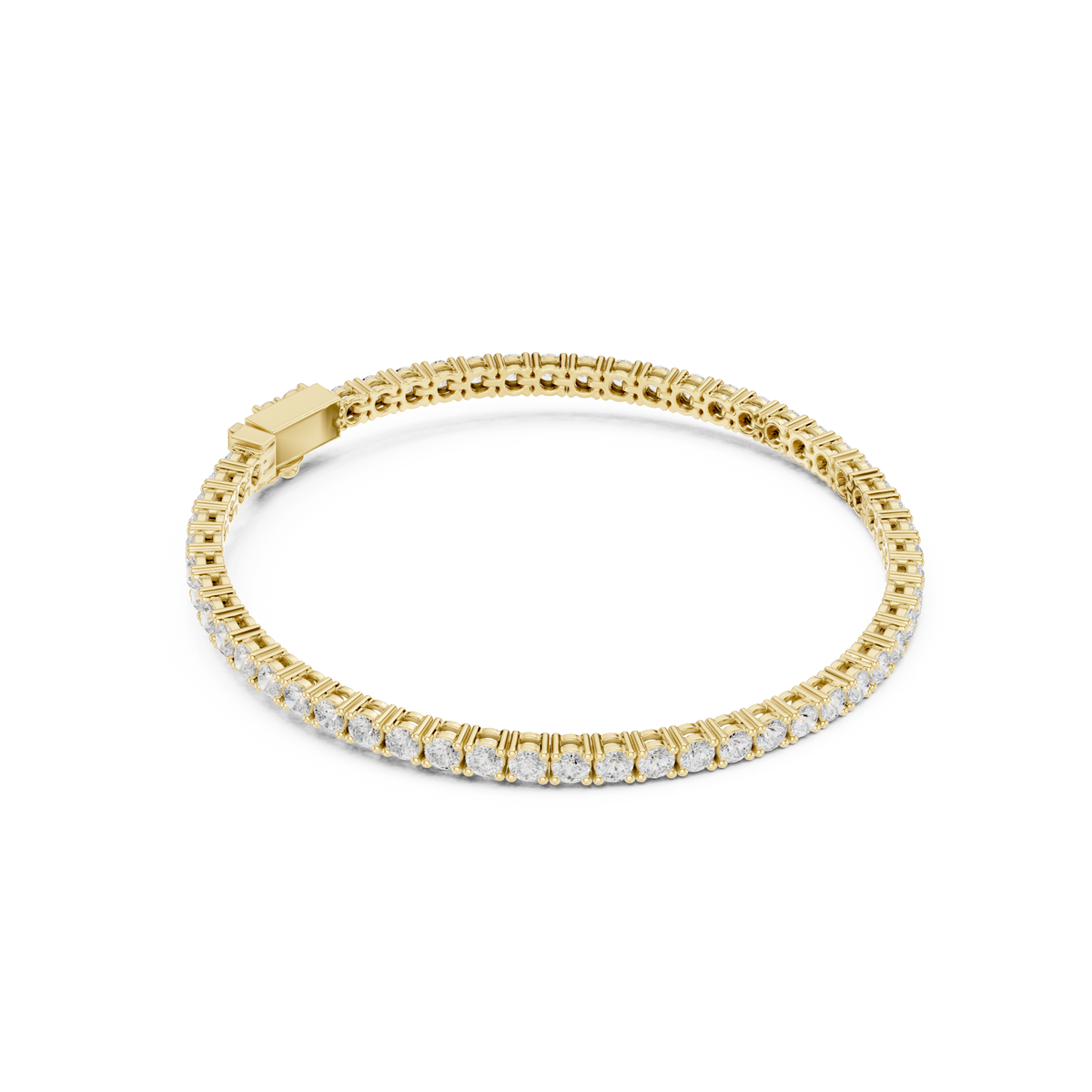 The Minimalist Round Diamond Tennis Bracelet