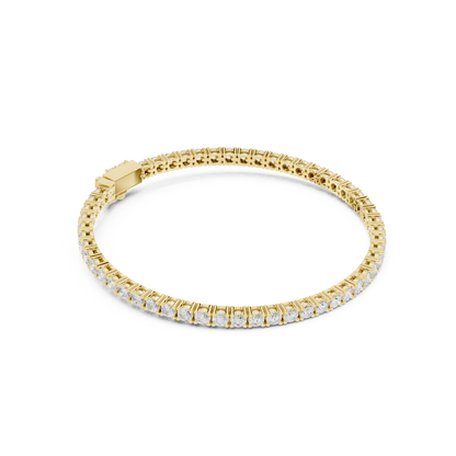 The Minimalist Round Diamond Tennis Bracelet