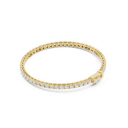 The Minimalist Round Diamond Tennis Bracelet