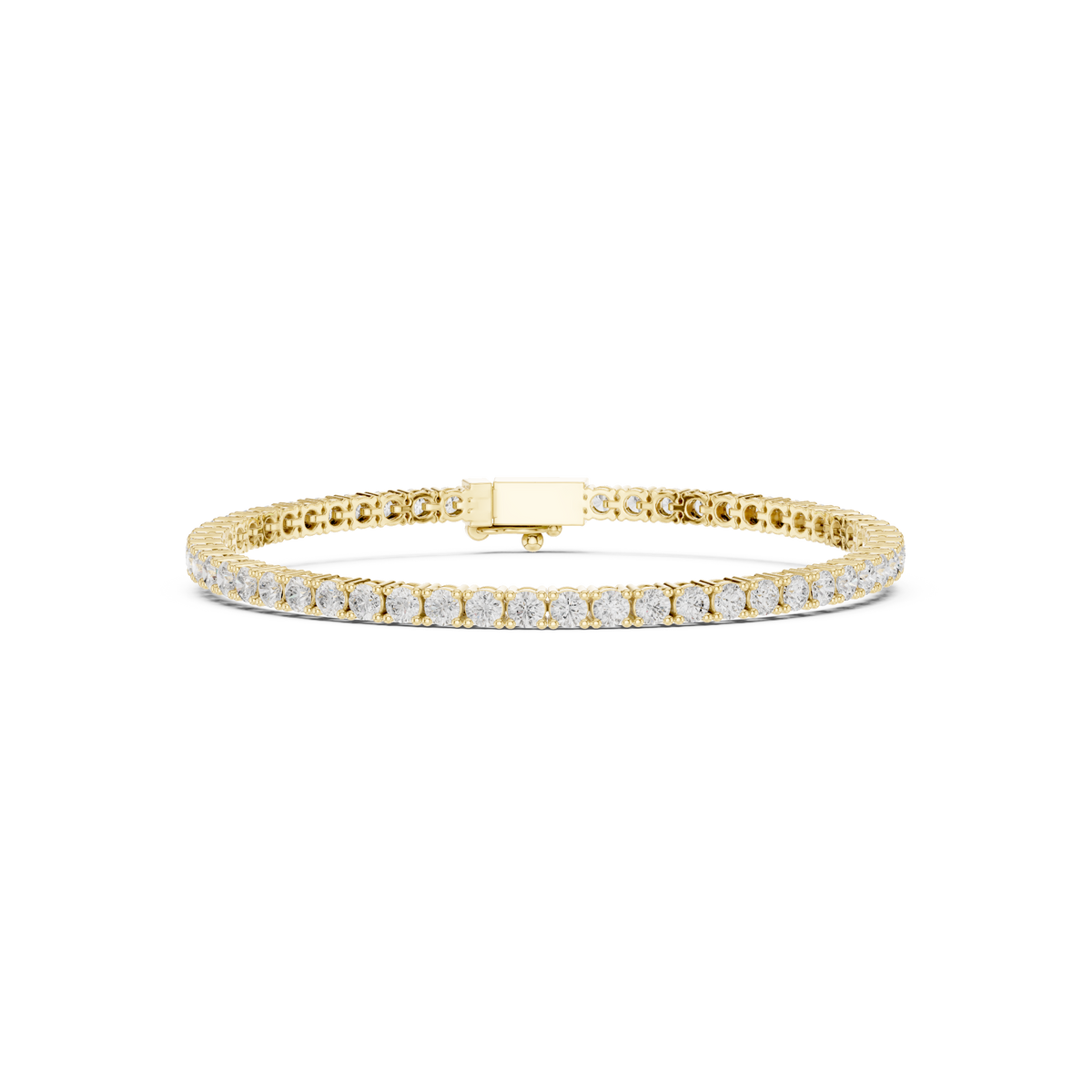 The Minimalist Round Diamond Tennis Bracelet