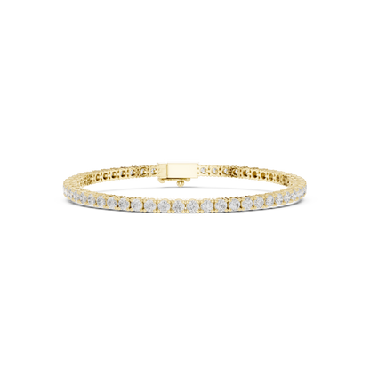The Minimalist Round Diamond Tennis Bracelet
