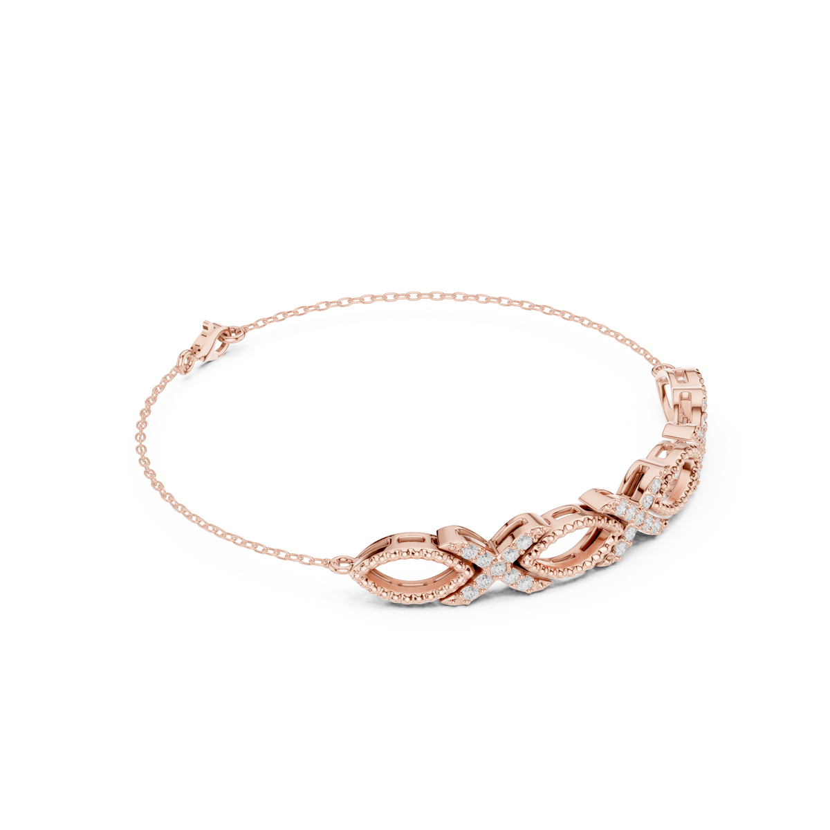 Elegant Infinity Diamond Bracelet for Women
