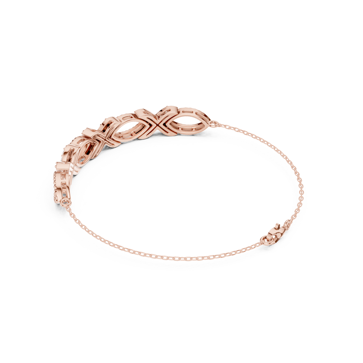 Elegant Infinity Diamond Bracelet for Women