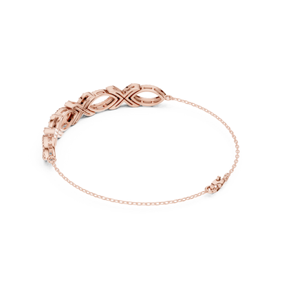 Elegant Infinity Diamond Bracelet for Women