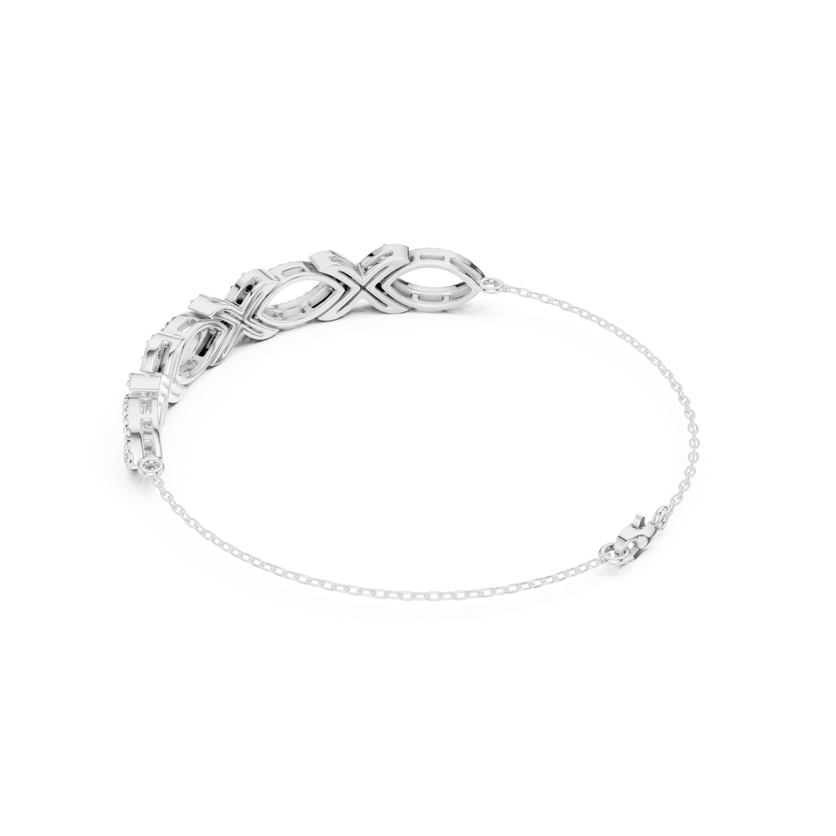 Elegant Infinity Diamond Bracelet for Women