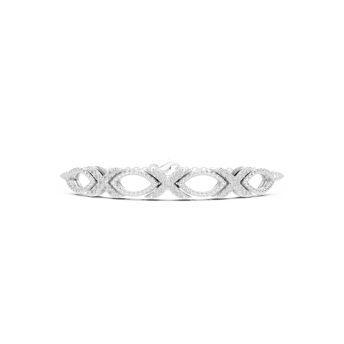 Elegant Infinity Diamond Bracelet for Women