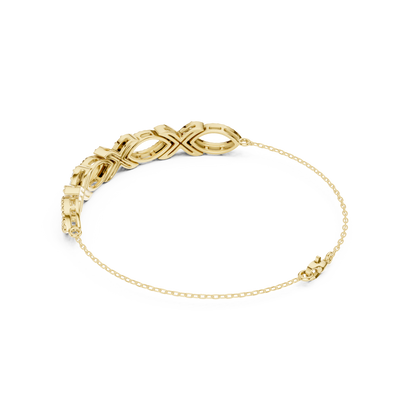 Elegant Infinity Diamond Bracelet for Women