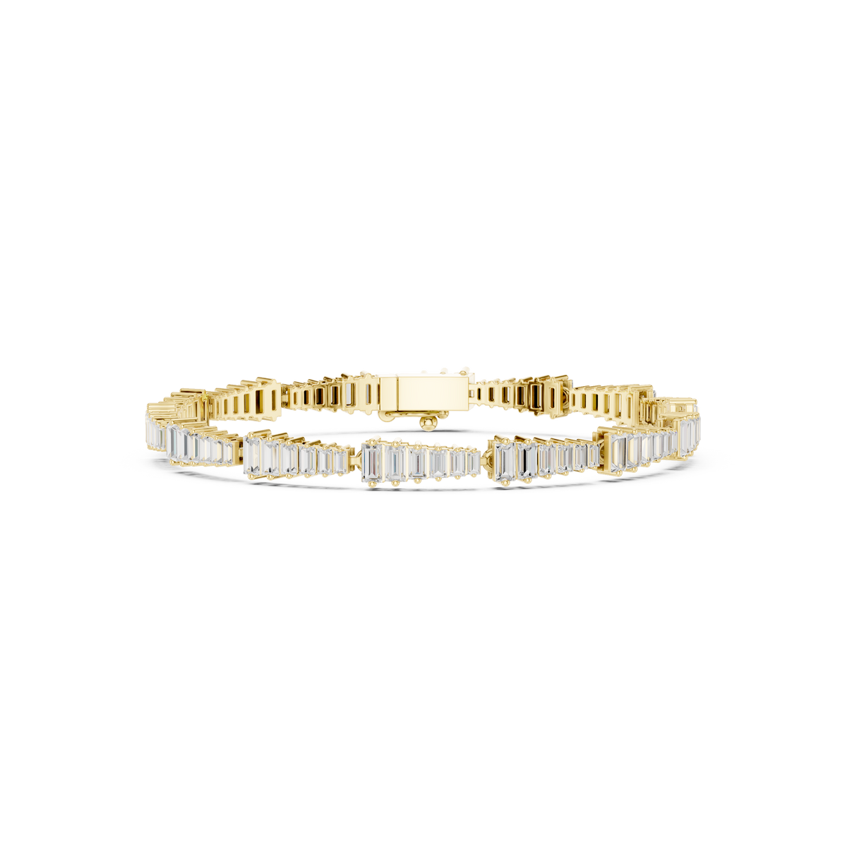 The Stepped Baguette Diamond Statement Bracelet